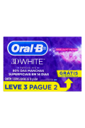 Cr Dent Oral-B 3d White 70g Fresh Leve 3 Pague 2