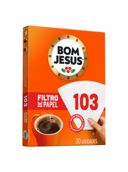 Filtro Papel Bom Jesus 103 C/30 Grande