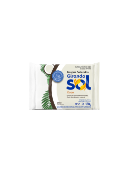 Sabao Barra Girando Sol 180g Coco