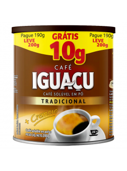 Cafe Iguacu Po 200g Lata Lv200g Pg190g Tradicional